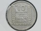 10 frankų 1931m. Prancūzija sidabras