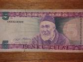 Lietuvos 5 litu banknotas