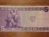 Lietuvos 5 litu banknotas - nuotraukos Nr. 2