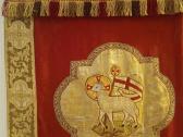 Bažnytinė liturginė vėliava su Agnus Dei XX a. v