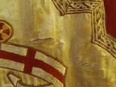 Bažnytinė liturginė vėliava su Agnus Dei XX a. v - nuotraukos Nr. 5
