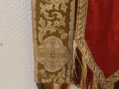 Bažnytinė liturginė vėliava su Agnus Dei XX a. v - nuotraukos Nr. 8