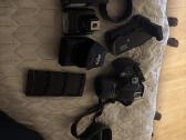 Nikon D5100 komplektas + 2 objektyvai +