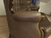 Vintažinė natūralios odos sofa - nuotraukos Nr. 6