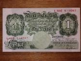 Anglijos 1 svaro banknotas