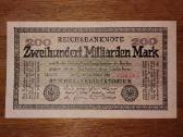Vokietijos 200 mlrd markių banknotas