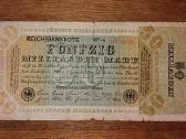 Vokietijos 50 mlrd markių banknotas