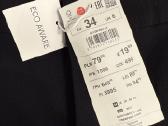 Reserved Ecovero audinio slim juodos kelnės, elast - nuotraukos Nr. 4
