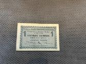 1 cento banknotas 1922 m.