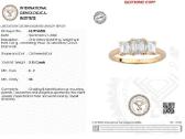 14 Kt geltono aukso žiedas su deimantais 2.13 ct - nuotraukos Nr. 4