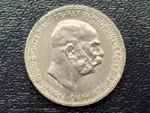 1 krona 1915m. Austrija sidabras - nuotraukos Nr. 2
