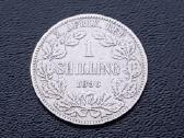 1 šilingas 1896m. Pietų Afrika sidabras 925