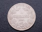 1 šilingas 1894m. Pietų Afrika sidabras 925