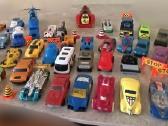 "Hotweels", "Diecast" ir kiti automobiliai.