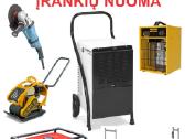 Įrankių nuoma drėgmės surinkėjo, autobusiuko nuoma