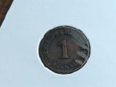 Vokietijos Imperija 1 pfenigas, 1886