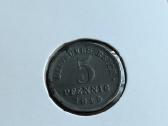 Vokietija 5 pfenigai, 1915