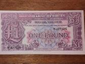 Anglijos 1 £ banknotas