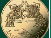 Žalgirio mūšis Auksinė moneta 500 Lt 2010 m. 1 oz