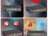 Poe Switch 16 + 2 ports fanless 250w - nuotraukos Nr. 5