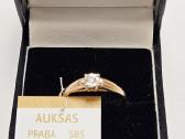 Auksinis žiedas - 220 Eur.