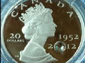 Moneta Canada 2012m. 20 dollars, sidabras