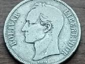 Venesuela 5 bolivarai 1926 m. - nuotraukos Nr. 2