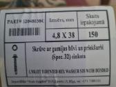 Cinkuotas savisriegis su tarpine Rawlplug, 4,8 x3 - nuotraukos Nr. 2