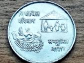 Nepalo 10 rupijų 1974 m.