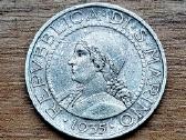 Sidabrinės San Marino 5 liros 1939 m. - nuotraukos Nr. 2