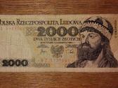Lenkijos 2.000 zlotų banknotas