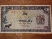 Rodeža 10 $ banknotas