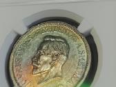 10 litų 1938 Ngc Ms62 vaivorykštės patina - nuotraukos Nr. 4