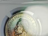 10 litų 1938 Ngc Ms62 vaivorykštės patina - nuotraukos Nr. 7