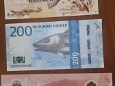 54 Banknotų kolekcija žuvų tematika.