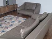 Natūralios odos sofa + fotelis Montana Ivo balda
