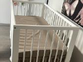 Ikea lovytė su čiužiniu ir miego komplektu - nuotraukos Nr. 2