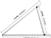 2 saulės modulių laikikliai (0-90 laipsnių) - nuotraukos Nr. 3