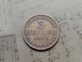 3 heller 1858 Hesenas Vokietija