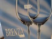 2 didelės Bohemia bordo vyno taurės - nuotraukos Nr. 4