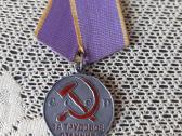 CcCCCP Medalis . Sidabras . Zr. Foto. Originalus