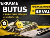 Skubiai perkame butus 1, 2, 3, 4 kambarių