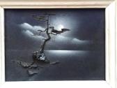 Vintažinis paveiksliukas 20,5x16cm - nuotraukos Nr. 2