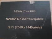27" ultra gear LG 27gr75q 165hz 2024 su defektu - nuotraukos Nr. 3