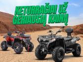 Nauji keturračiai - pigiau nerasite ! 49cc - 1000c