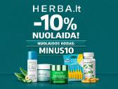 10% nuolaidos kodas apsipirkti Herba