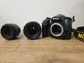 Parduodu Nikon D7000 su dviem objektyvais