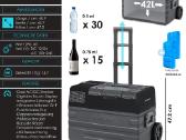 Šaldytuvas kompresorinis kelioninis 52l - nuotraukos Nr. 5