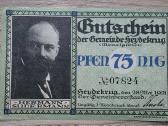 1921 metų 75 pfennig Šilutė