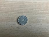 Vokietijos moneta 50 Pfennig 1984 J